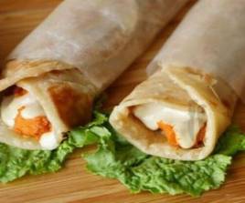 Chicken Malai Boti Roll